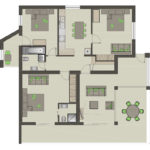 Apartment 6 to 8 in Villa Makarana Makarska 150x150 Apartment for 6 to 8